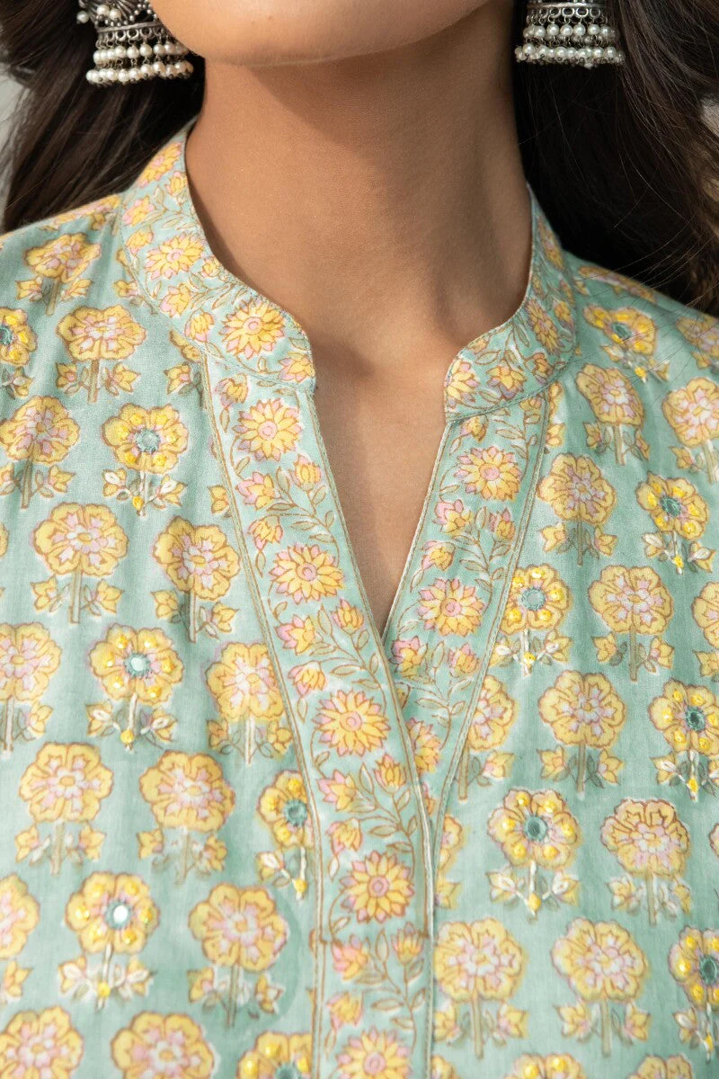 Gulshan Bagh Sanganeri Kurta - Image 3