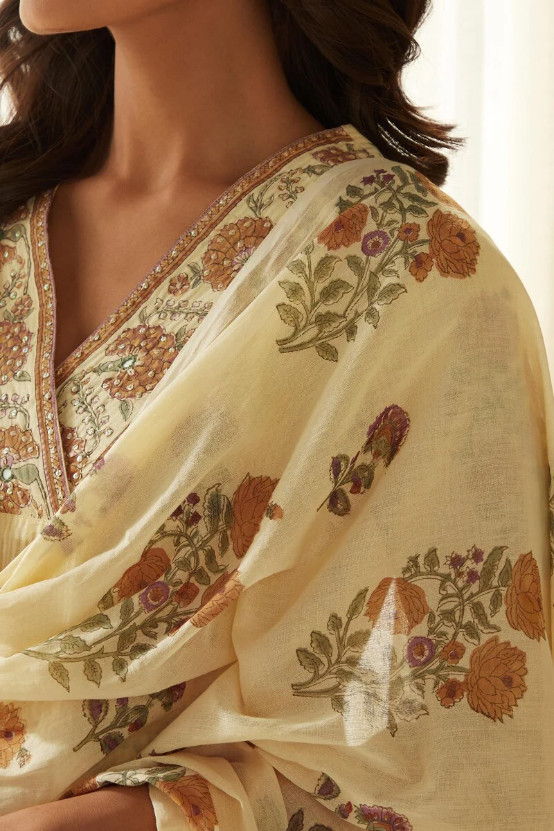 Gulshan Bagh Sanganeri Zeenat Dupatta - Image 2