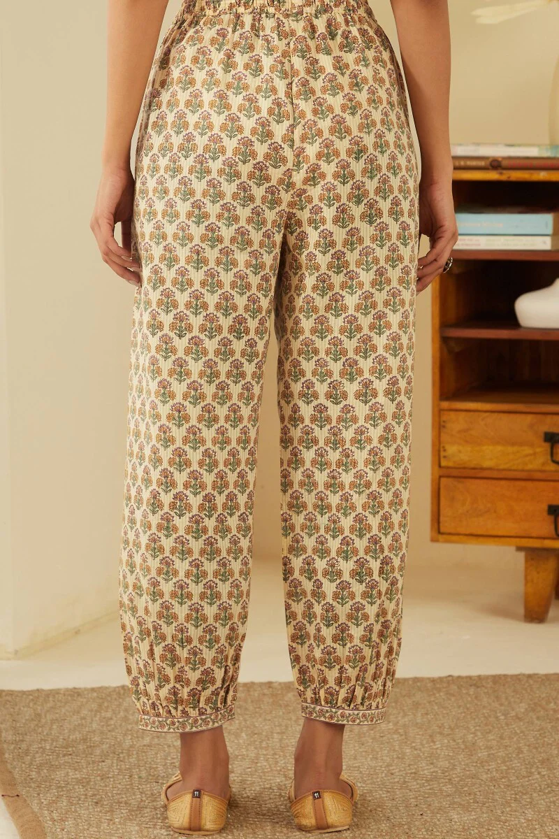Gulshan Bagh Sanganeri Zeenat Izhaar Pants - Image 5