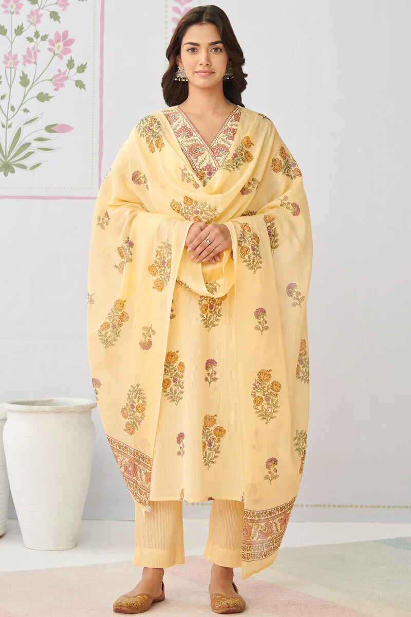 Gulshan Bagh Sanganeri Zeenat Kurta - Image 4