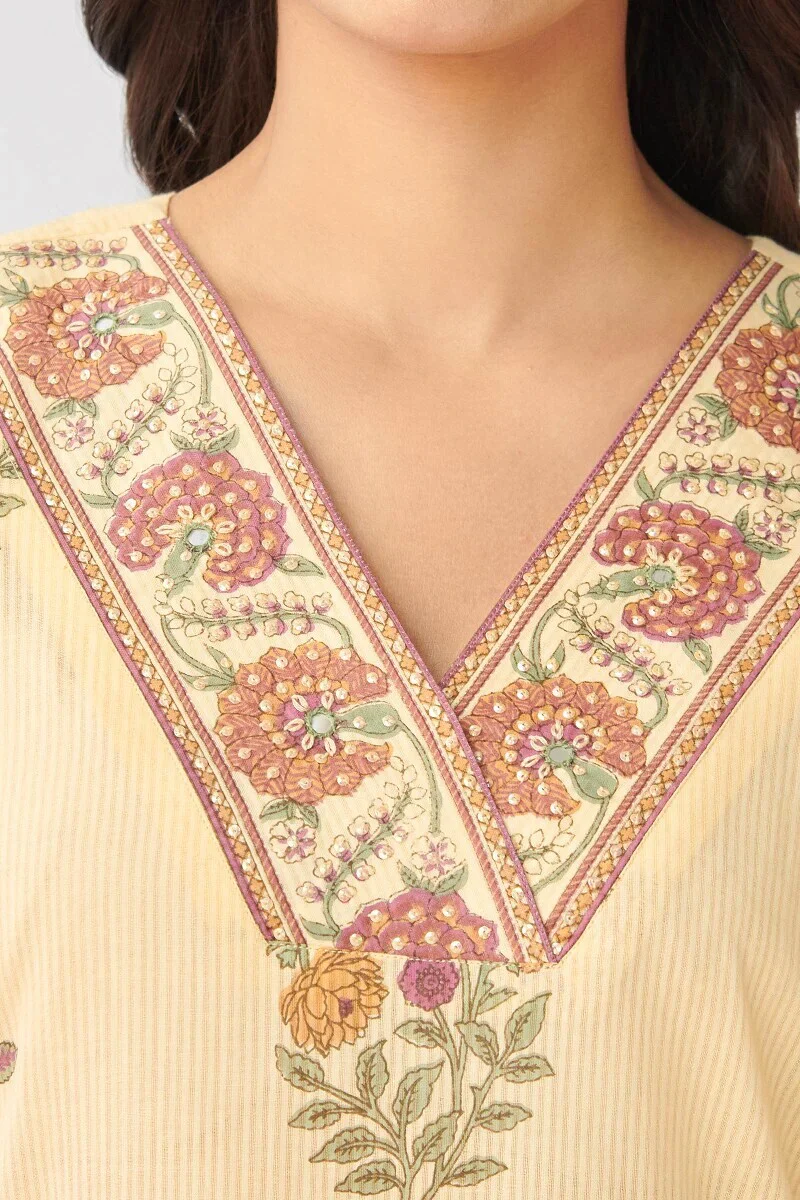 Gulshan Bagh Sanganeri Zeenat Kurta - Image 5