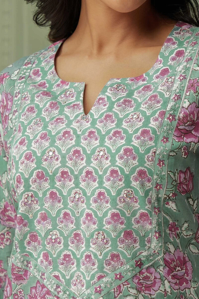 Gulshan Bagh Seher Sanganeri Kurta - Image 4