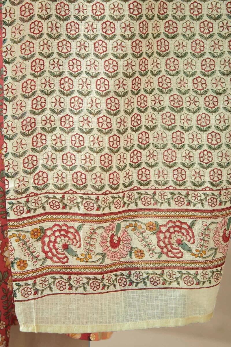 Surplus: Gulshan Bagh Siya Sanganeri Dupatta - Image 4