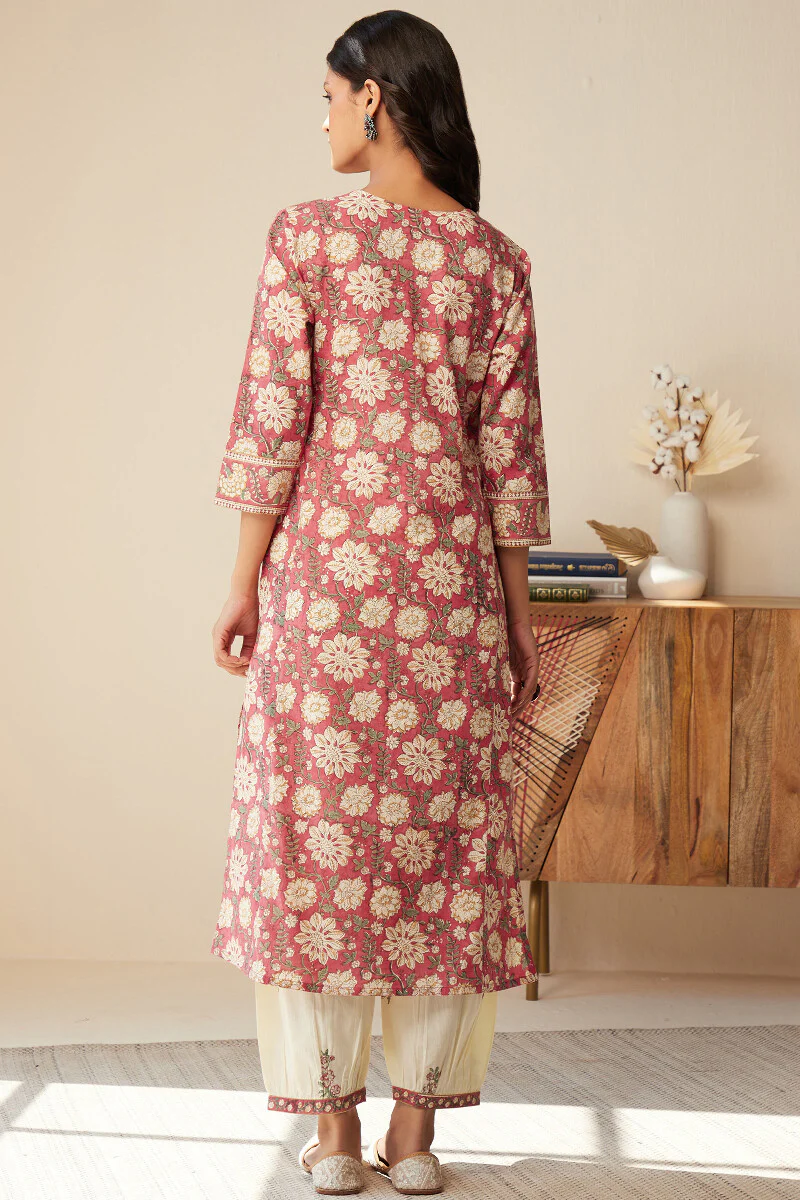 Gulshan Bagh Siya Sanganeri Kurta - Image 7