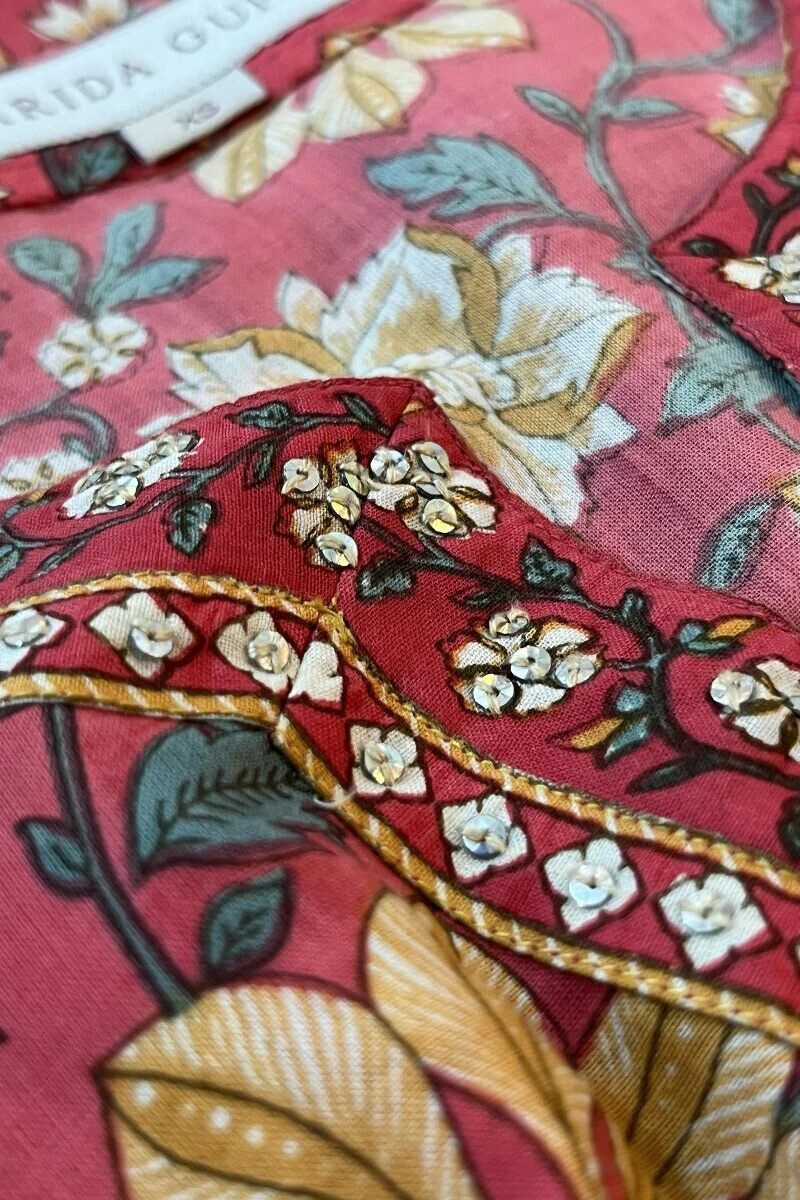 Gulshan Bagh Siya Sanganeri Kurta - Image 3
