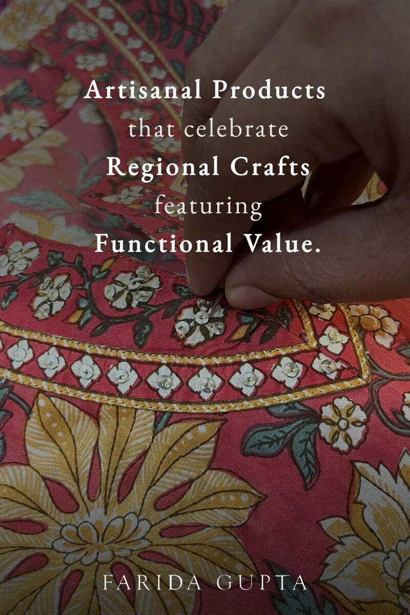 Surplus: Gulshan Bagh Siya Sanganeri Kurta - Image 7