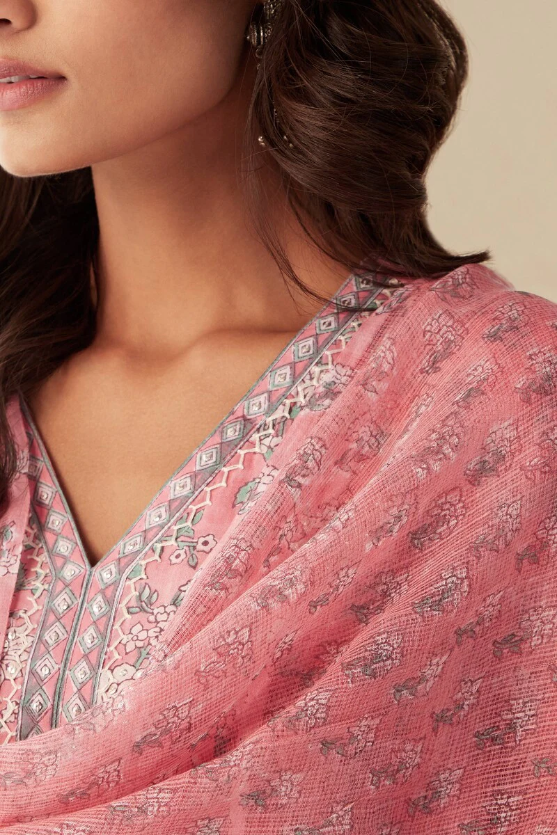 Gulshan Bagh Suhana Sanganeri Dupatta - Image 2