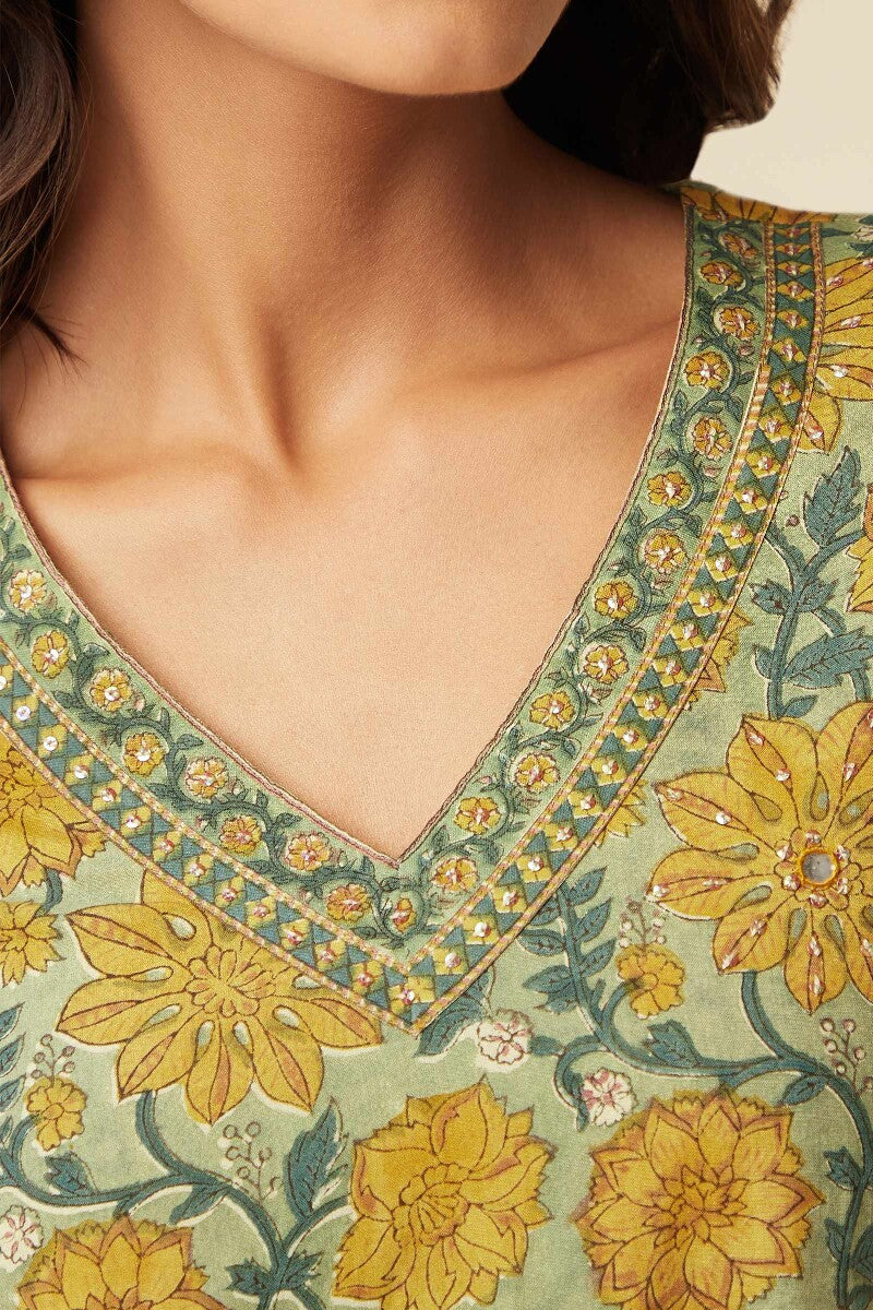 Gulshan Bagh Suhana Sanganeri Kurta - Image 5