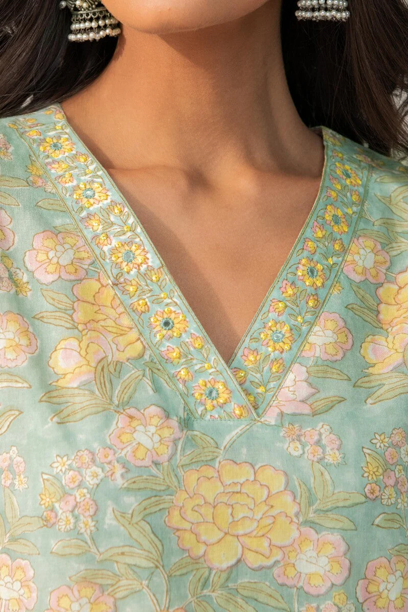 Gulshan Bagh Yasmine Sanganeri Kurta - Image 3