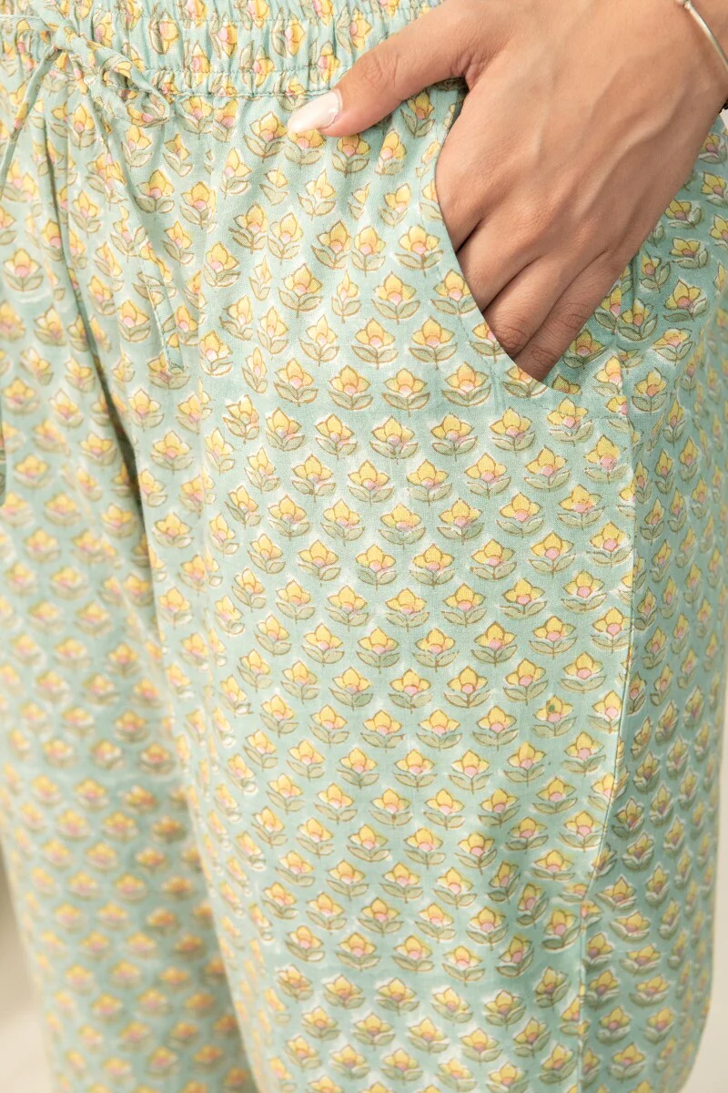 Gulshan Bagh Yasmine Sanganeri Narrow Pants - Image 2