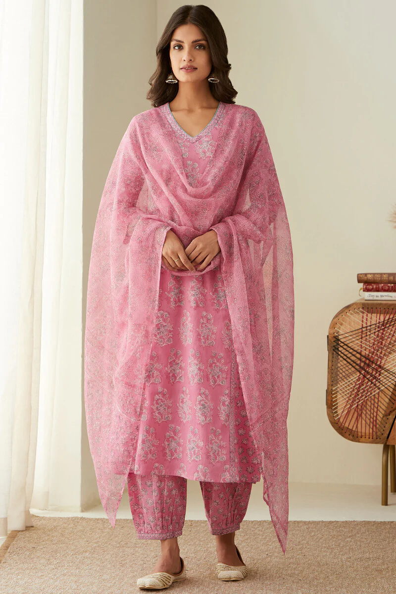 Gulshan Bagh Zarah Sanganeri Dupatta - Image 3