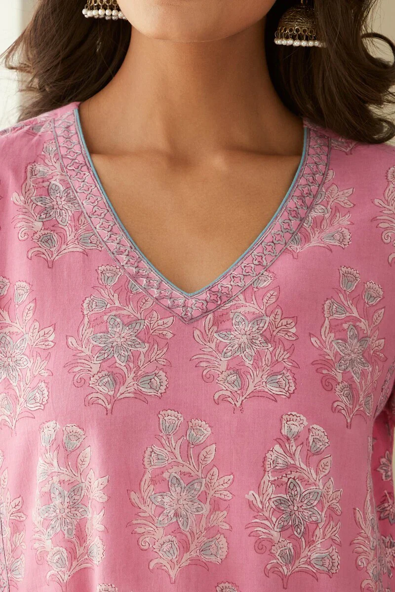 Gulshan Bagh Zarah Sanganeri Kurta - Image 5