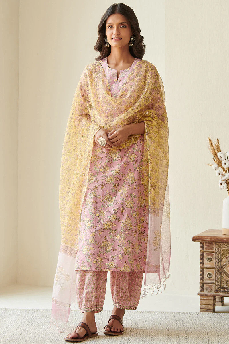 Gulshan Bagh Zarna Sanganeri Kurta - Image 4