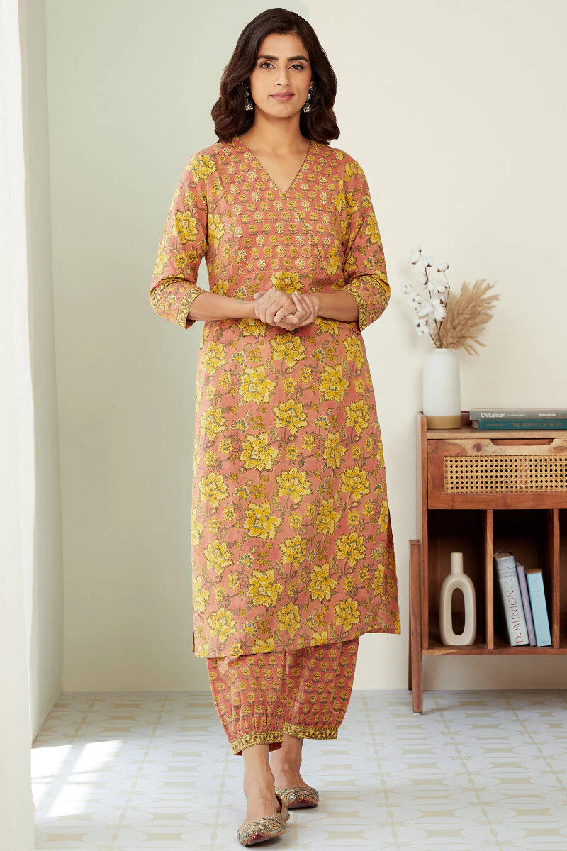 Gulzar Alizah Sanganeri Kurta - Image 2
