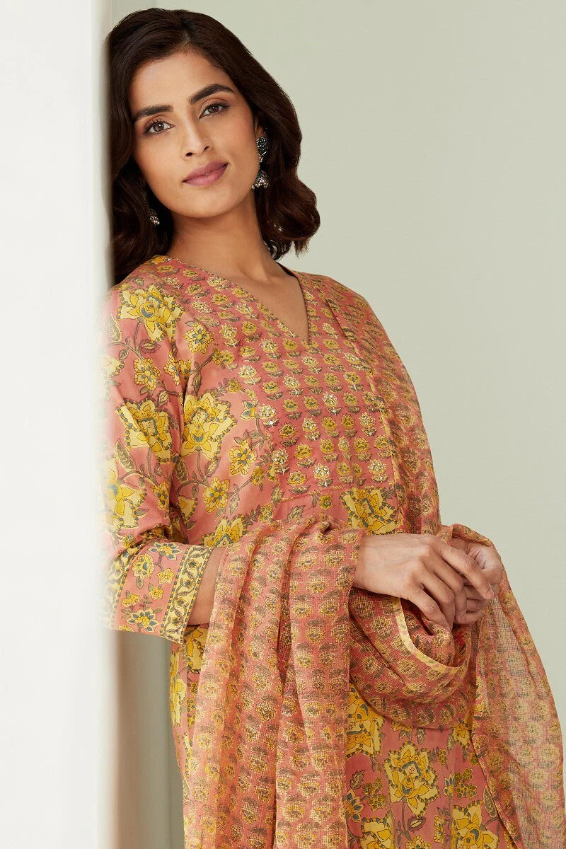 Gulzar Alizah Sanganeri Kurta - Image 7