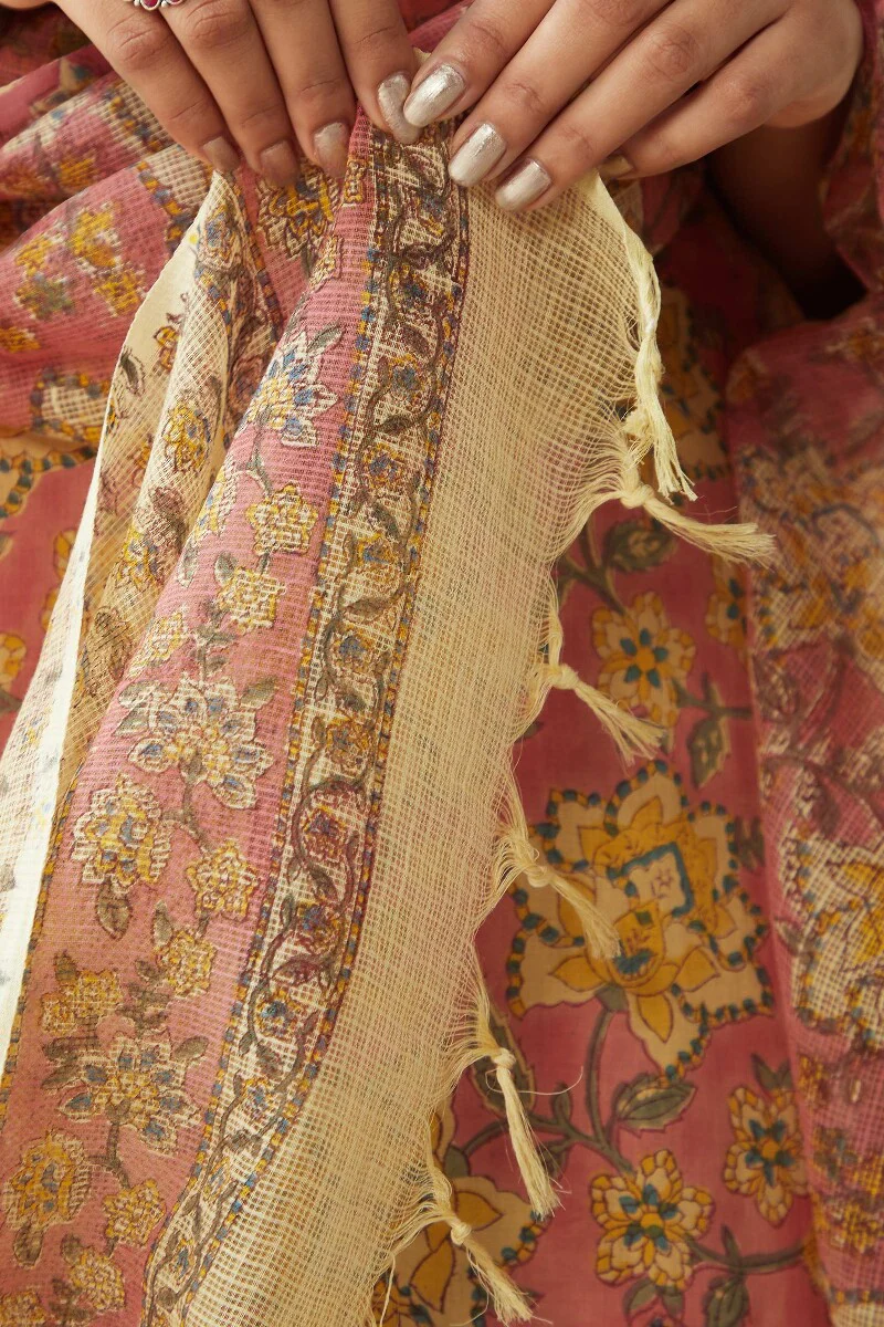 Gulzar Jia Sanganeri Kota Dupatta - Image 5