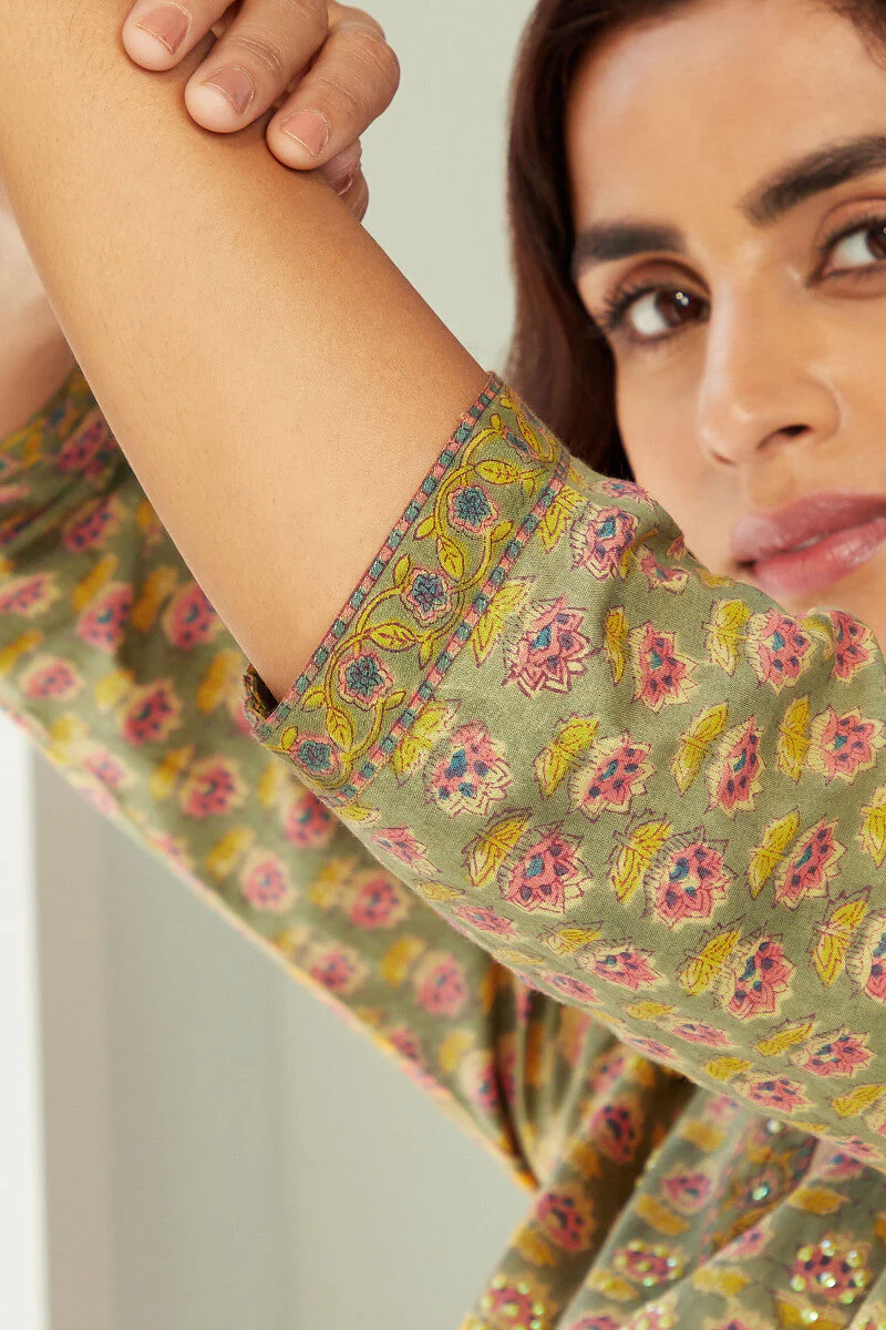 Gulzar Naznin Sanganeri Kurta - Image 6