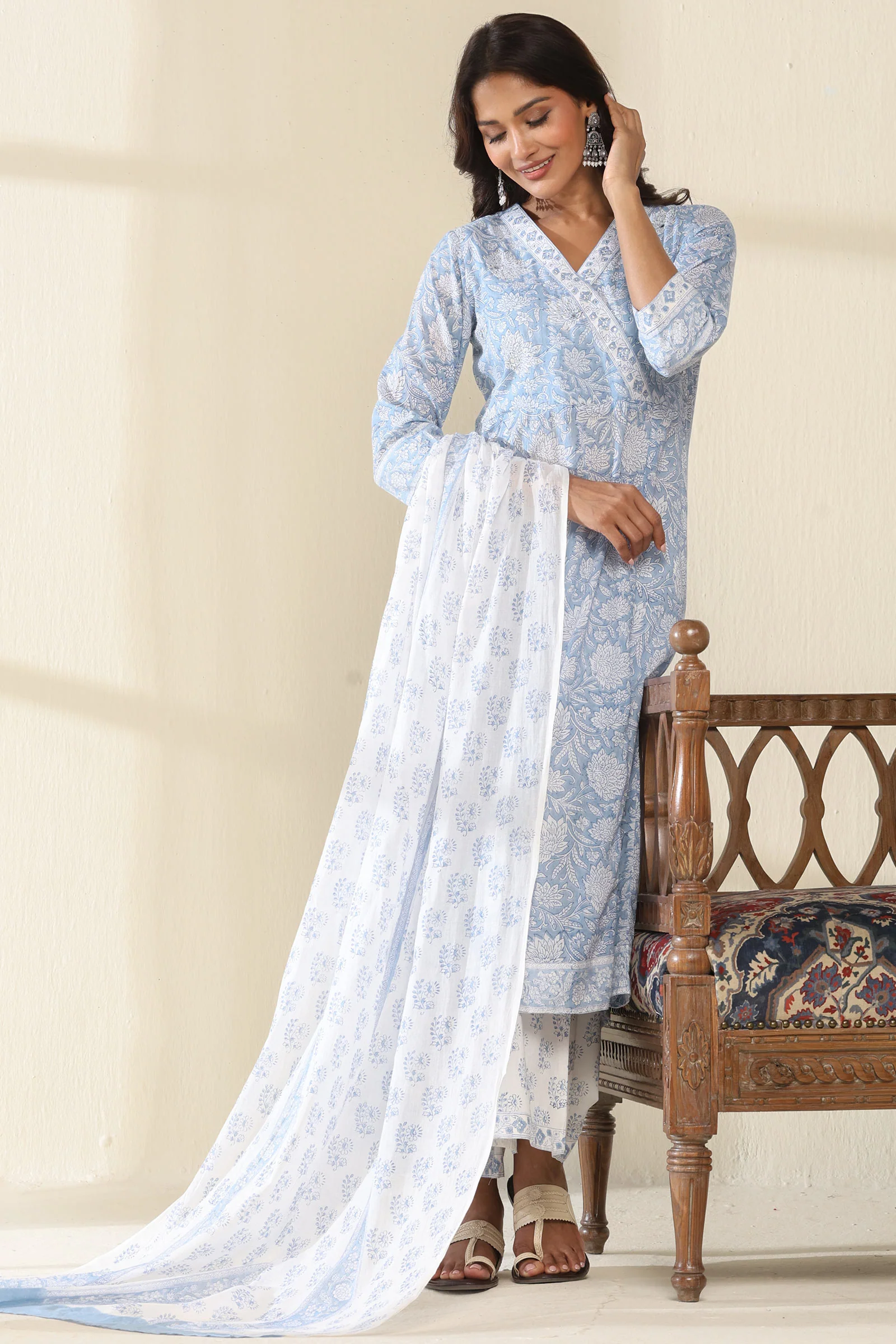 Gulzar Noor Sanganeri Kurta - Image 7