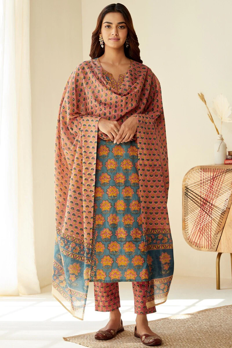 Gulzar Ruhi Sanganeri Narrow Pants - Image 3