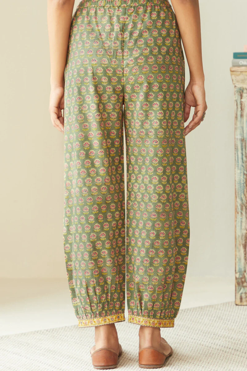Gulzar Suhana Sanganeri Izhaar Pants - Image 5