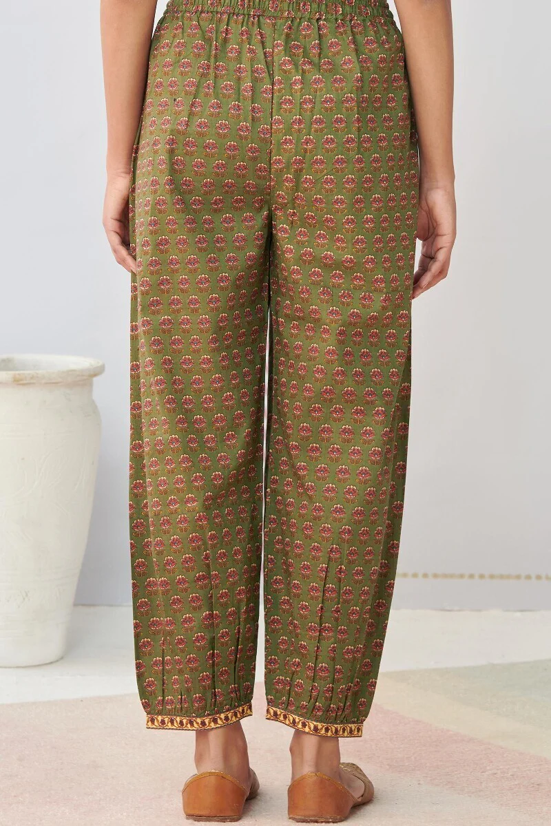 Gulzar Suhana Sanganeri Izhaar Pants - Image 5