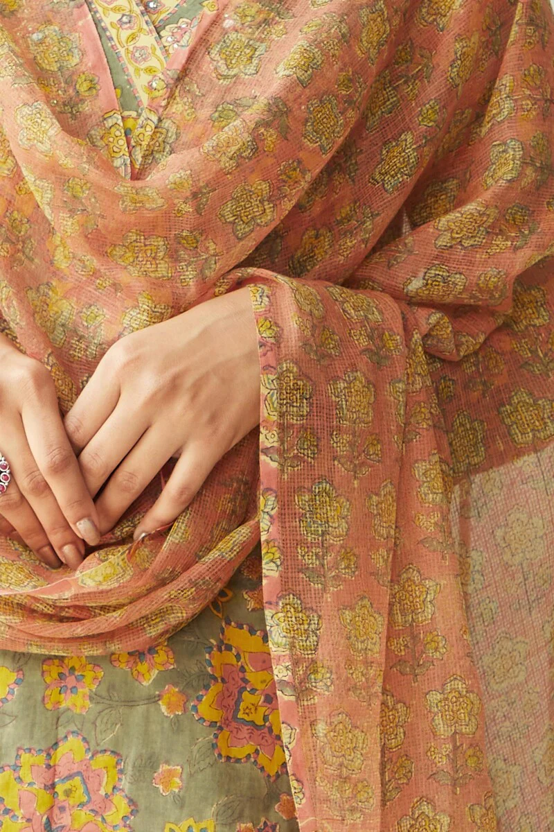 Gulzar Suhana Sanganeri Kota Dupatta - Image 4
