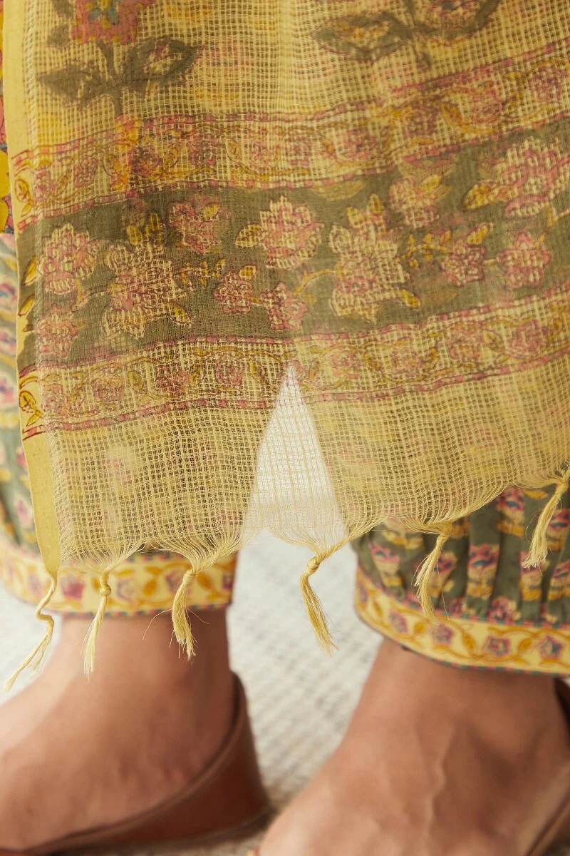 Gulzar Suhana Sanganeri Kota Dupatta - Image 5
