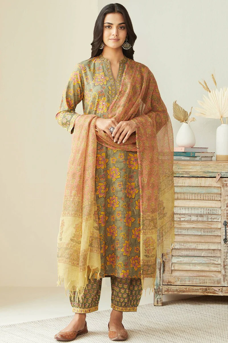 Gulzar Suhana Sanganeri Kota Dupatta - Image 3