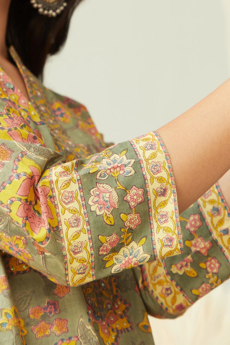 Gulzar Suhana Sanganeri Kurta - Image 6