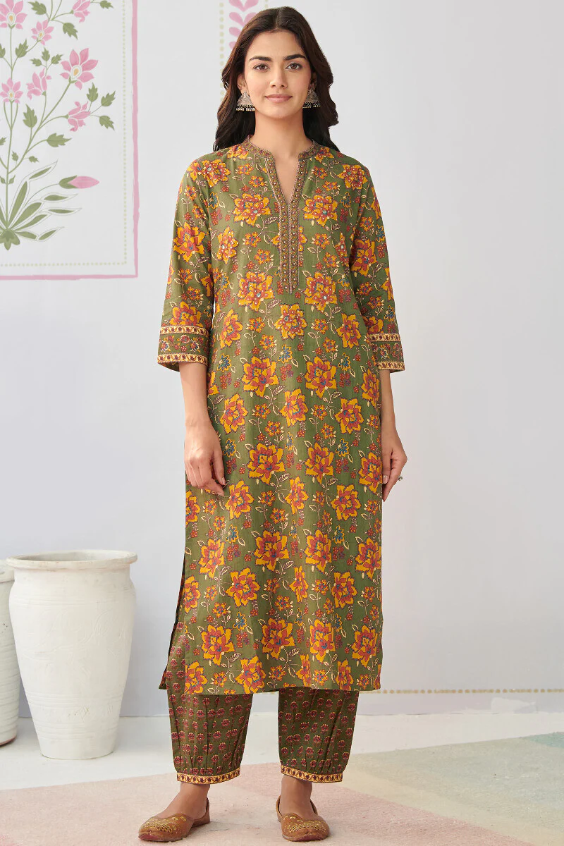 Gulzar Suhana Sanganeri Kurta - Image 2