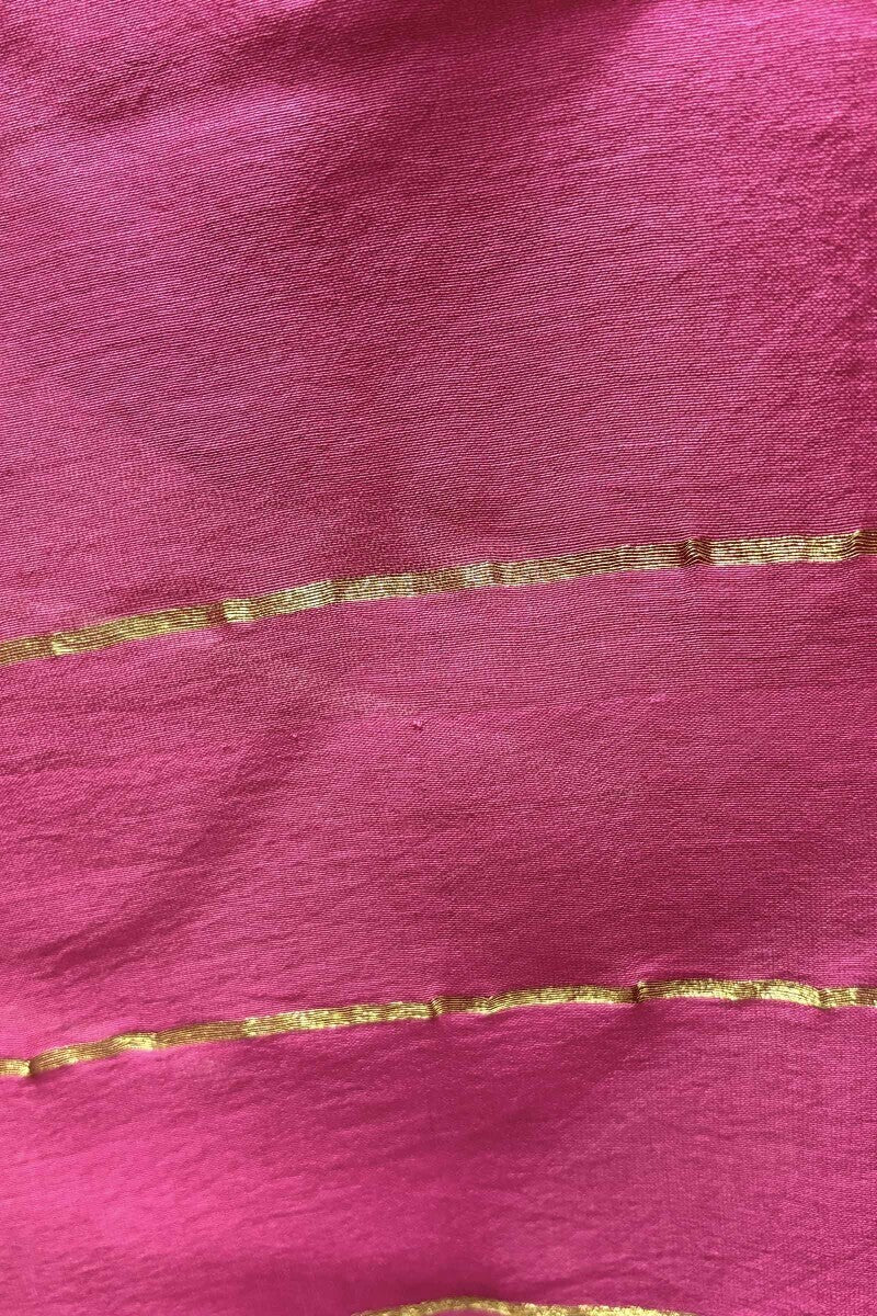 Handcrafted Chanderi Dupatta - Image 3