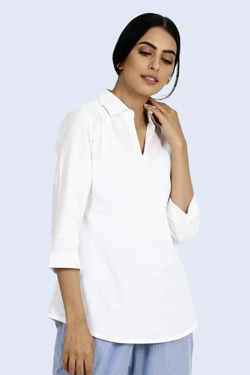 Harbour White Top - Image 3