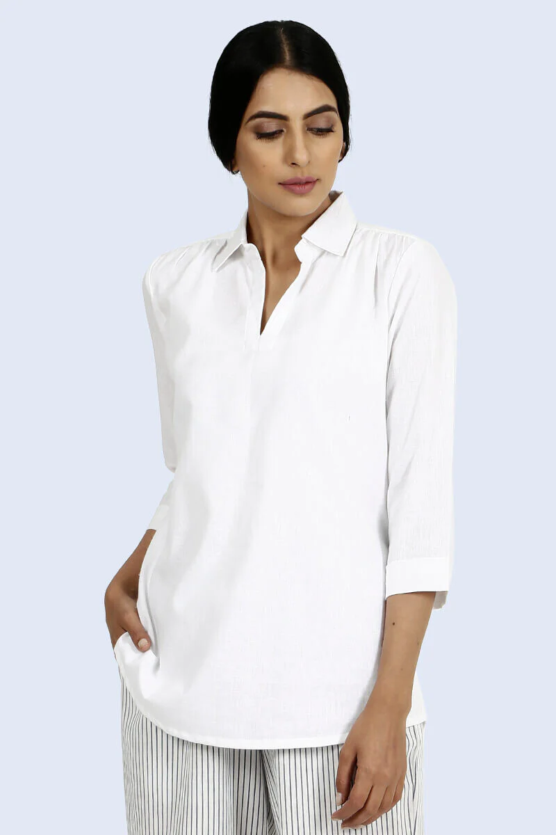 Harbour White Top - Image 5