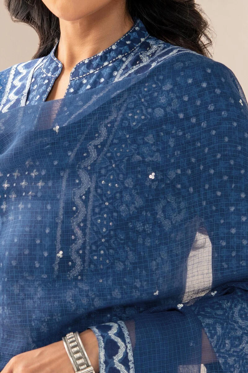 Indigo Kota Dupatta - Image 2