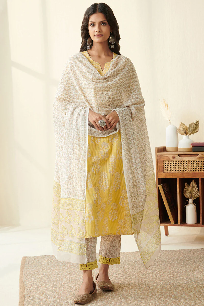 Isfahan Ferhia Sanganeri Dupatta - Image 4