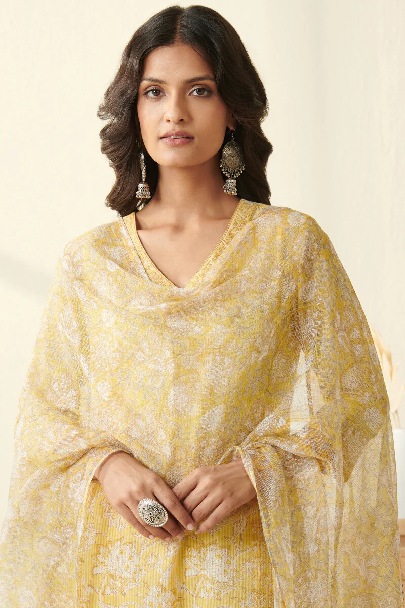 Isfahan Ferhia Sanganeri Kota Dupatta - Image 2