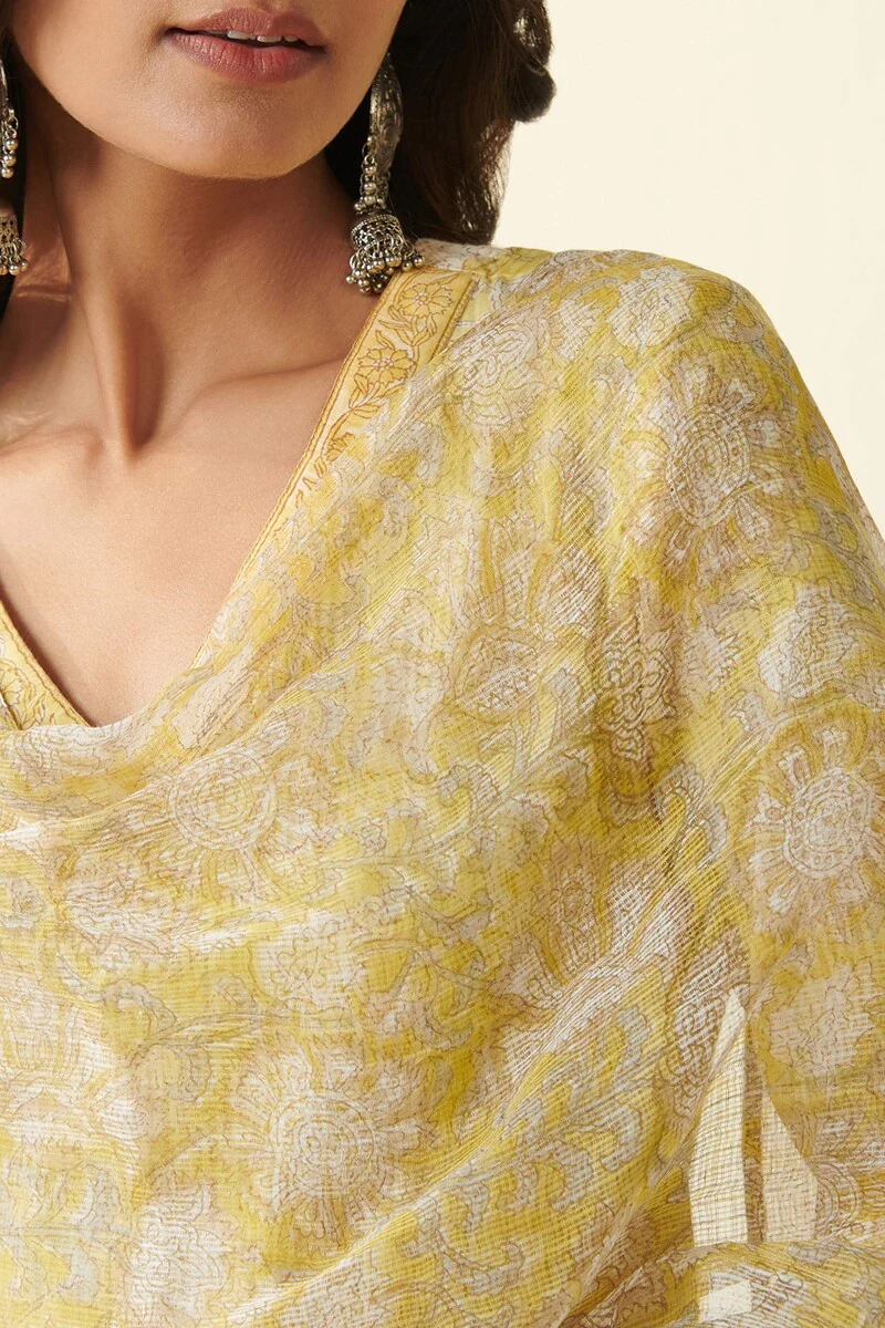 Isfahan Ferhia Sanganeri Kota Dupatta - Image 3