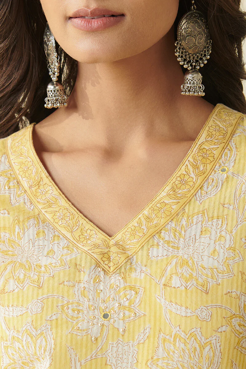 Isfahan Ferhia Sanganeri Kurta - Image 3