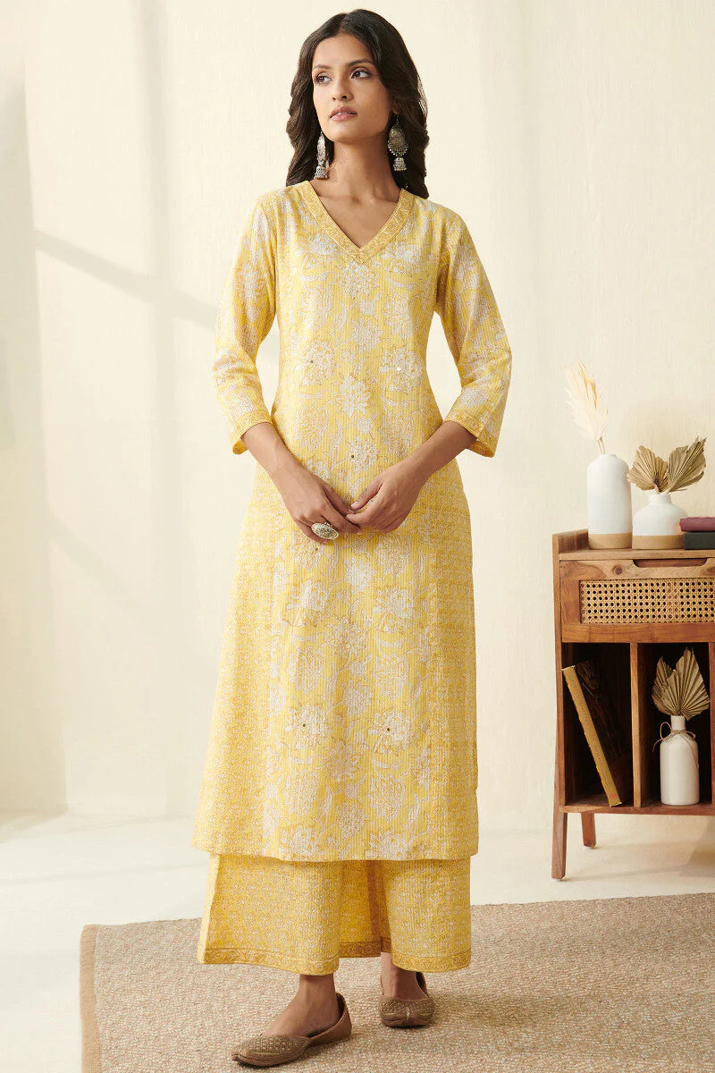 Isfahan Ferhia Sanganeri Kurta - Image 2