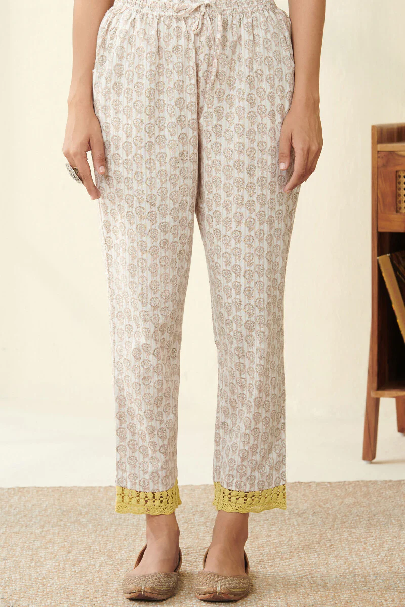Isfahan Ferhia Sanganeri Narrow Pants