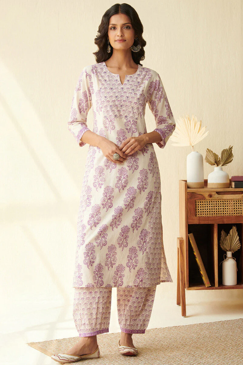 Isfahan Heer Sanganeri Kurta - Image 2