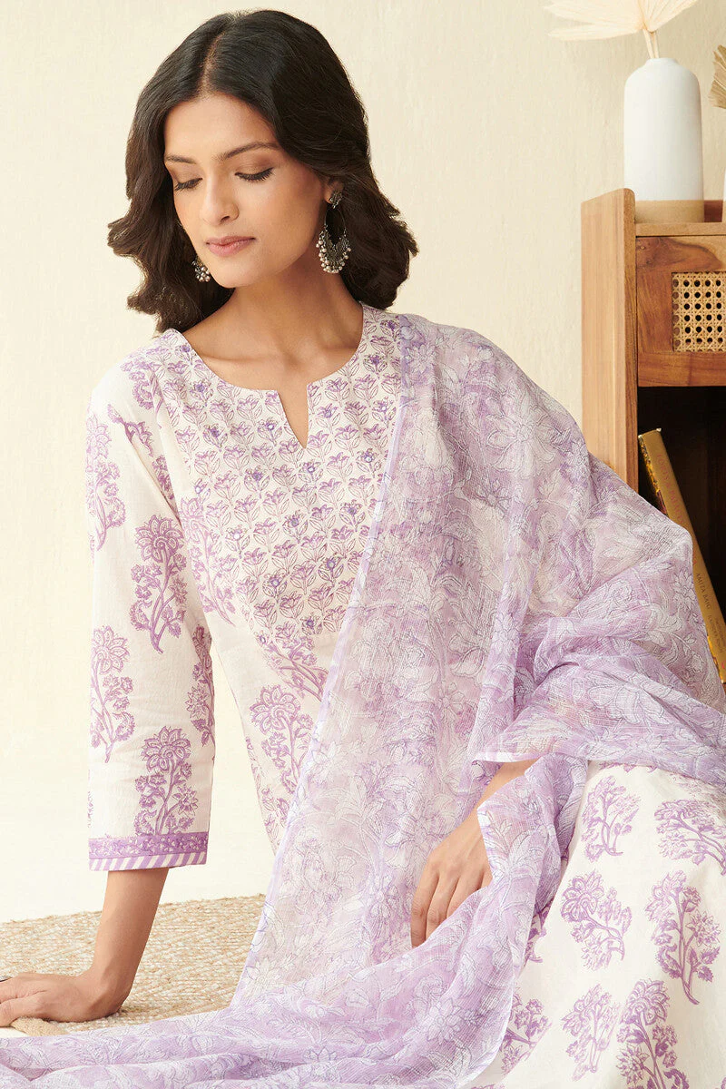 Isfahan Heer Sanganeri Kurta - Image 6