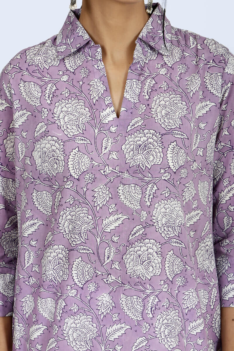 Isfahan Lavender Jaal Top - Image 6