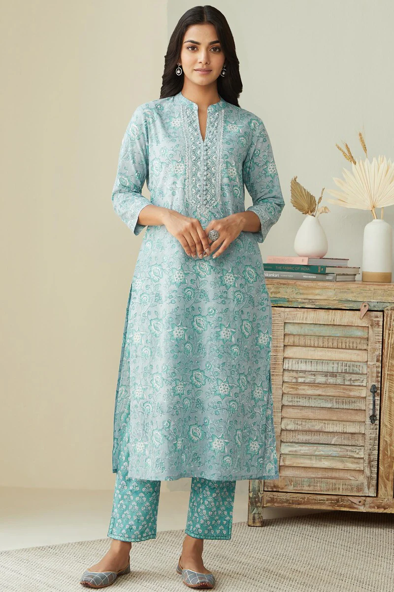 Isfahan Nasrin Sanganeri Kurta - Image 2
