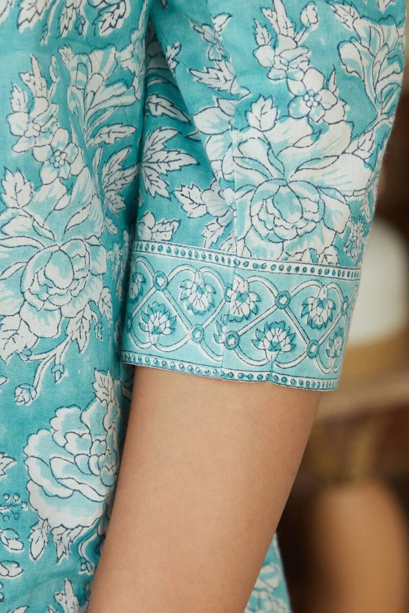 Isfahan Sahira Sanganeri Kurta - Image 6