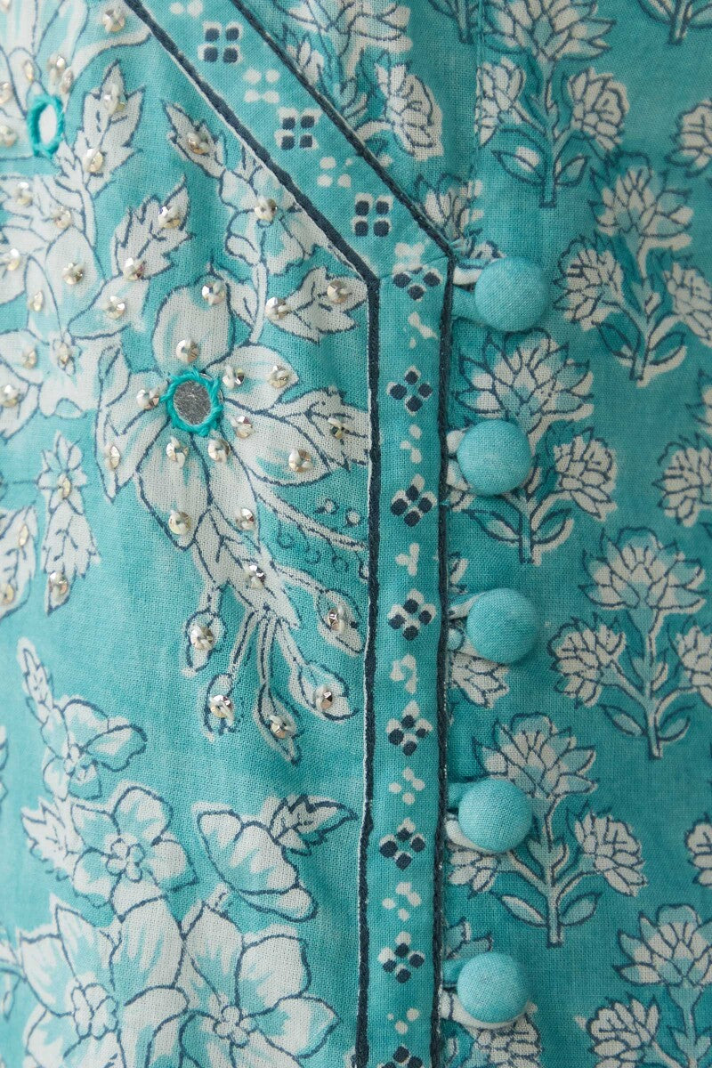 Isfahan Sahira Sanganeri Kurta - Image 8