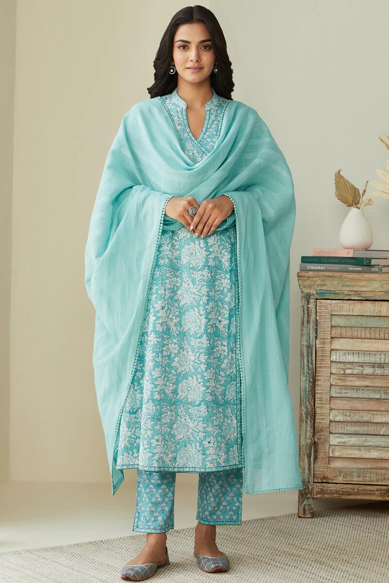 Isfahan Sahira Sanganeri Narrow Pants - Image 3