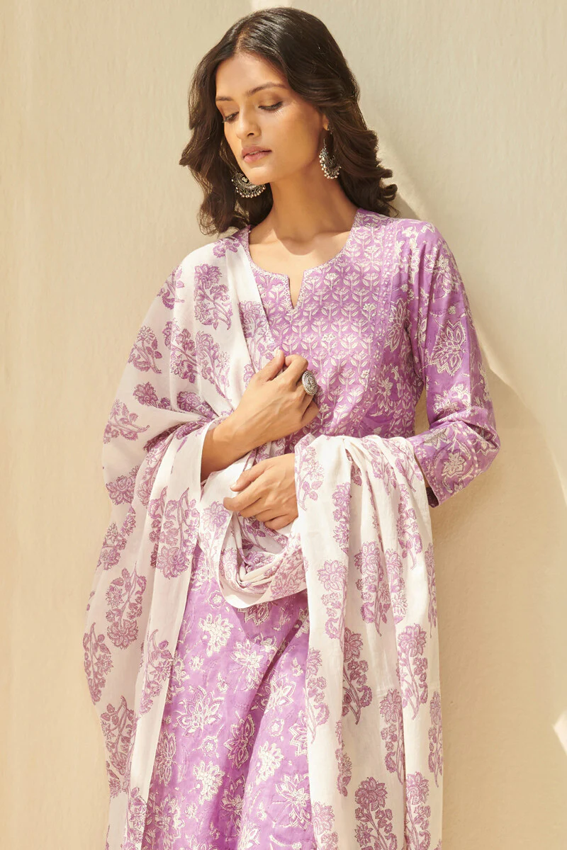 Isfahan Zenia Sanganeri Dupatta - Image 4