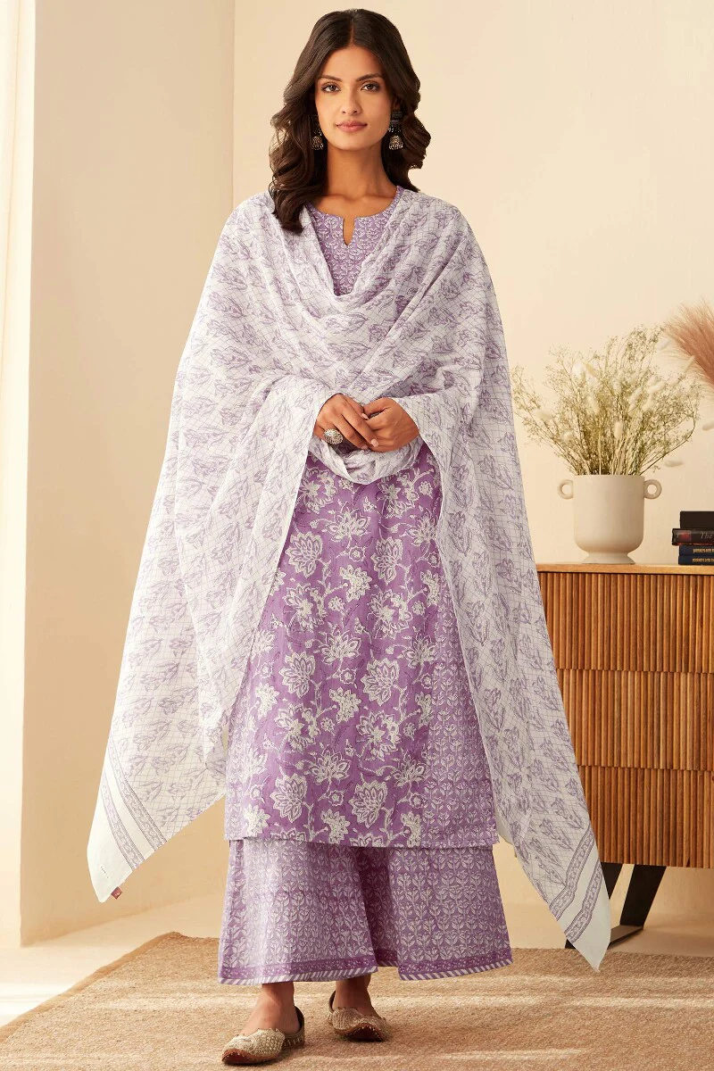 Isfahan Zenia Sanganeri Dupatta - Image 3