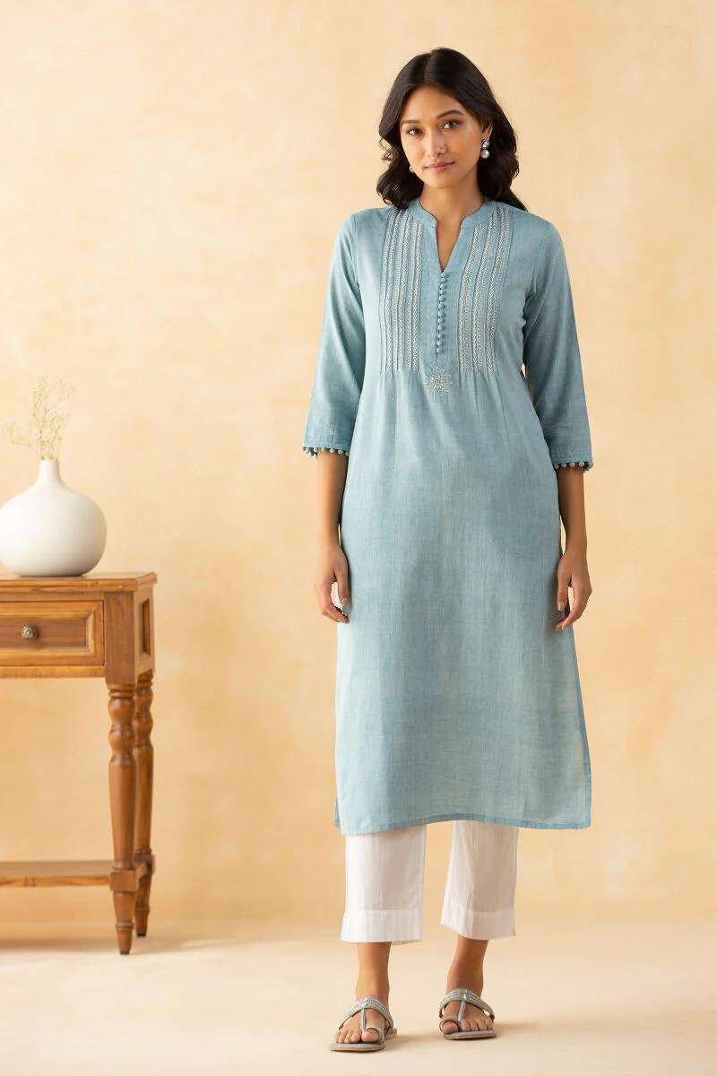 Kashida Farhat Kurta - Image 2